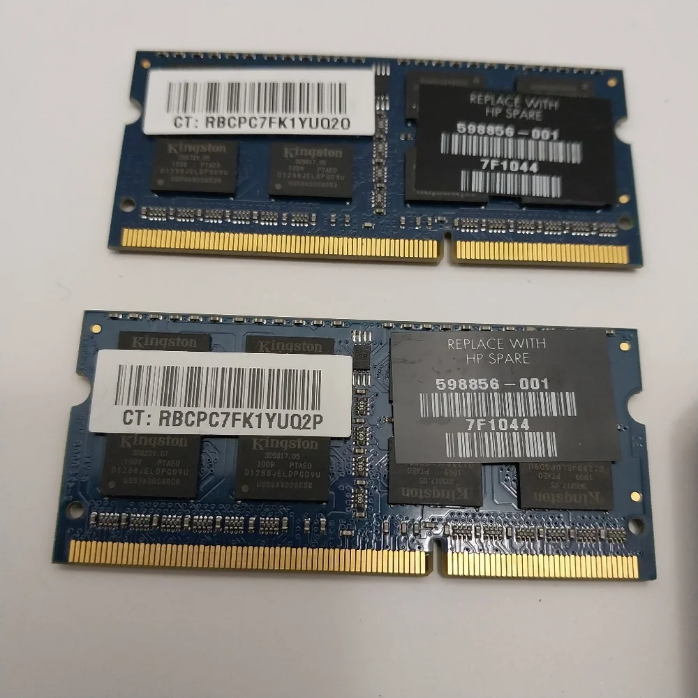 HP Black Notebook Battery and Computer Parts Set